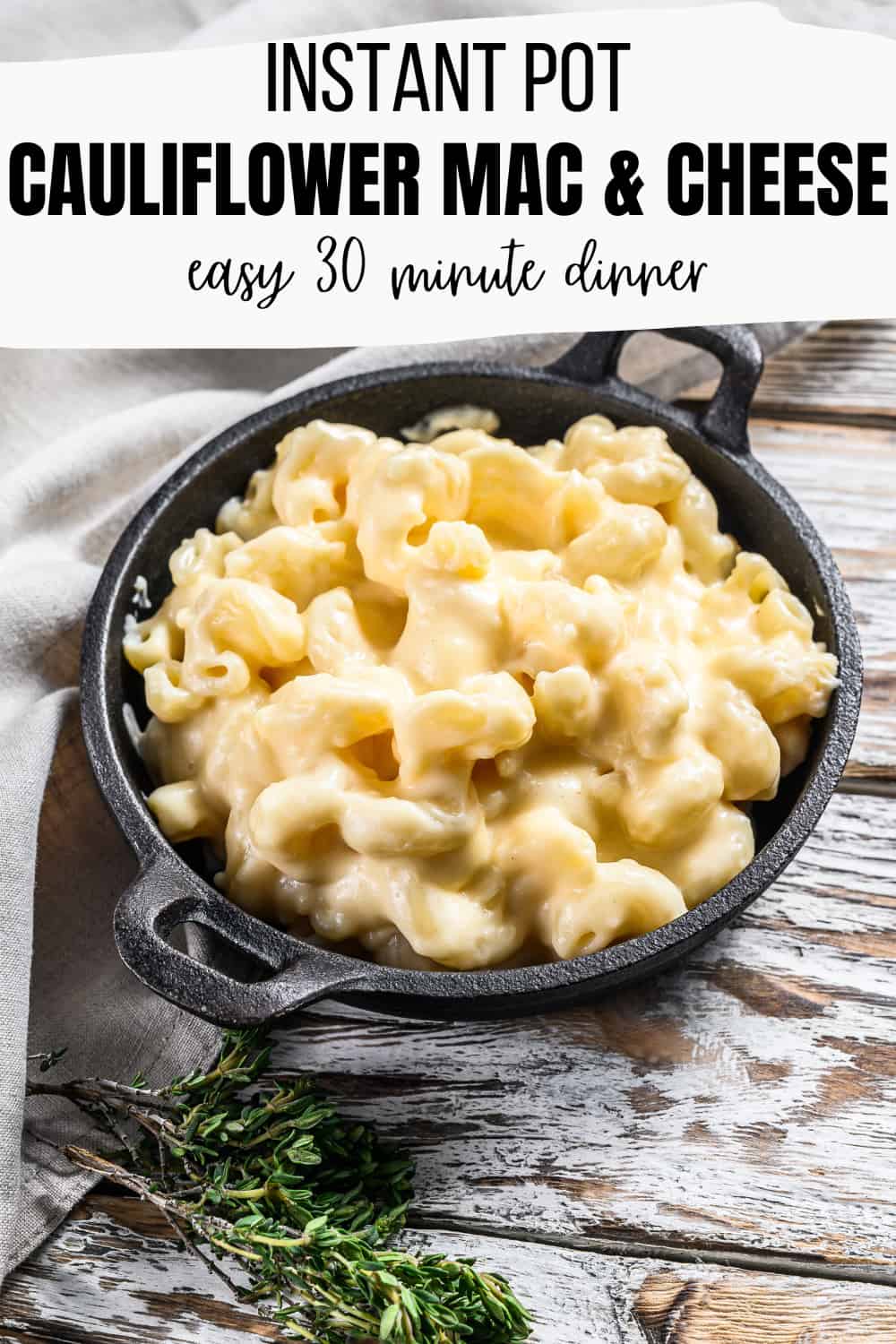 Instant Pot Hidden Cauliflower Mac: Quick Healthy Weeknight Meal